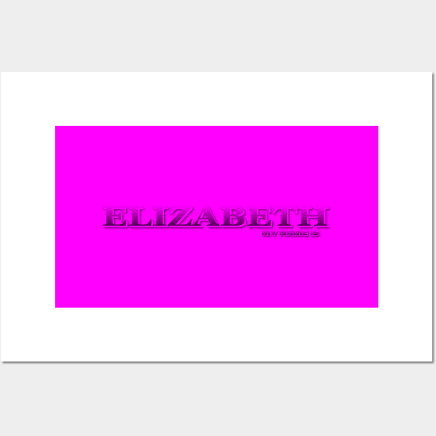 ELIZABETH. MY NAME IS ELIZABETH. SAMER BRASIL Wall Art by Samer Brasil